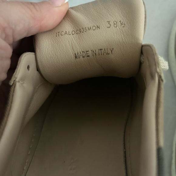 Authentic Burberry Salmond Vintage Nova Check Print Leather Sneakers W EU 38.5 - Picture 8 of 13